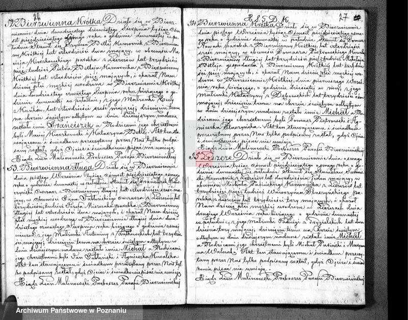Obraz 15 z jednostki "Akta urodzonych, zaślubionych i zmarłych"