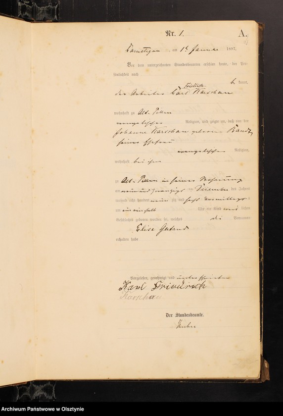 image.from.unit.number "Geburts-Haupt-Register Nr 1 - 164"