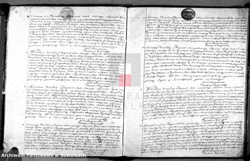 image.from.unit.number "Duplikat z oryginału aktów miejscowych wigierskich urodzonych, zaślubionych y umarłych wieku 1846"