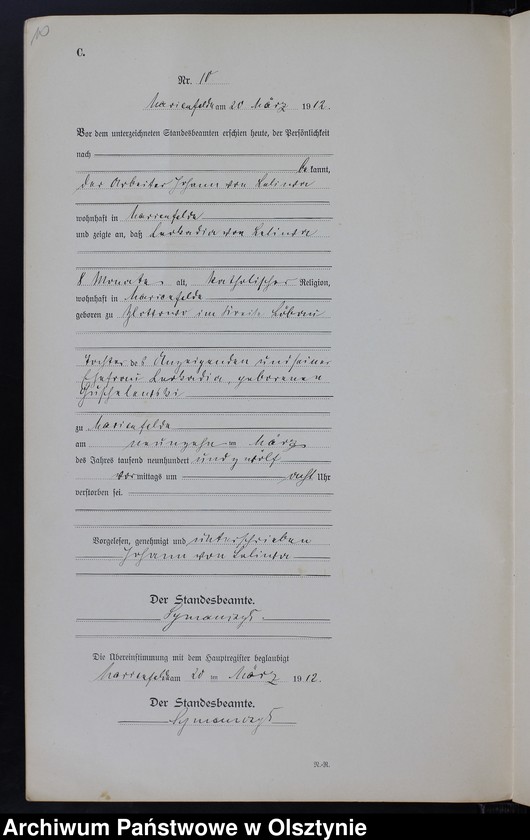 image.from.unit.number "Sterbe-Neben-Register Nr 1 - 26"