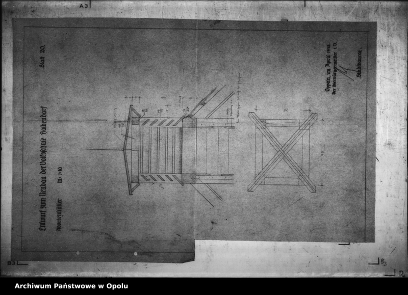 Obraz 10 z jednostki "Dokumentacja techniczna - budowa szkół w podopolskich miejscowościach, kanalizacja miasta, plan zagospodarowania przestrzennego pod ogród zoologiczny"