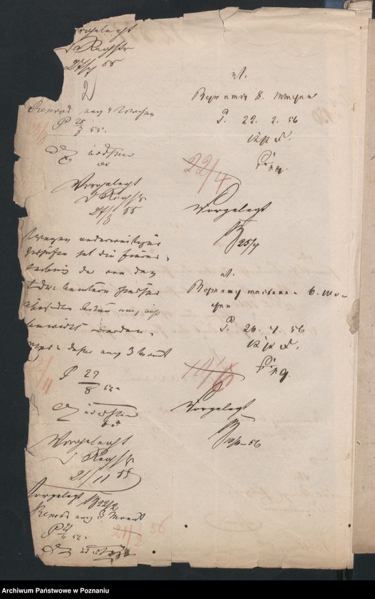 Obraz 6 z jednostki "A. betr. die Komplettierung der Personal-Akten der polnischen Überläufer mit denen der Landrats-Ämter der Provinz"