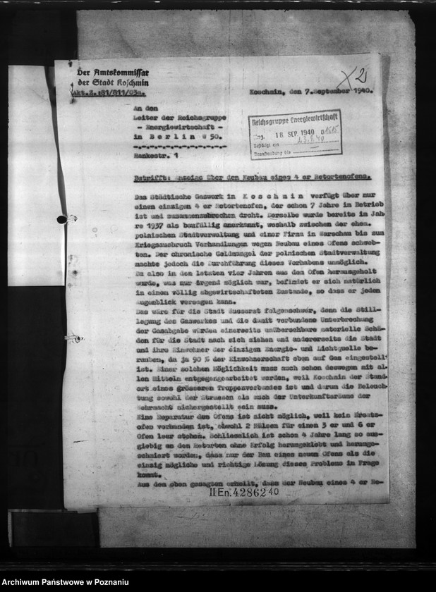 Obraz 6 z jednostki "Gaswerk - Koschmin (Koźmin)"