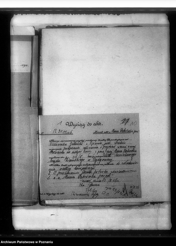 Obraz 14 z jednostki "Parcelacja majątku Dąbrówka Nowa powiat bydgoski"