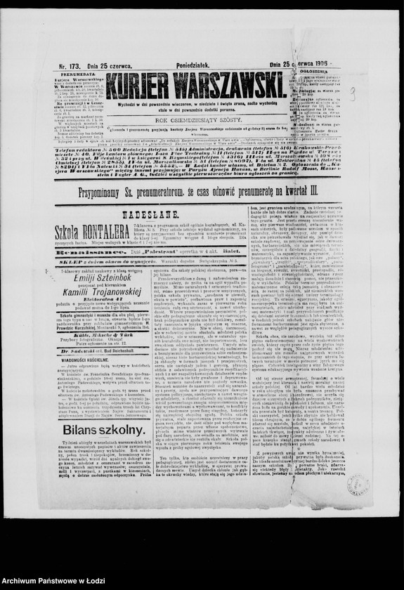 Obraz 12 z jednostki "Białostocki "Pogrom" 1906 r."