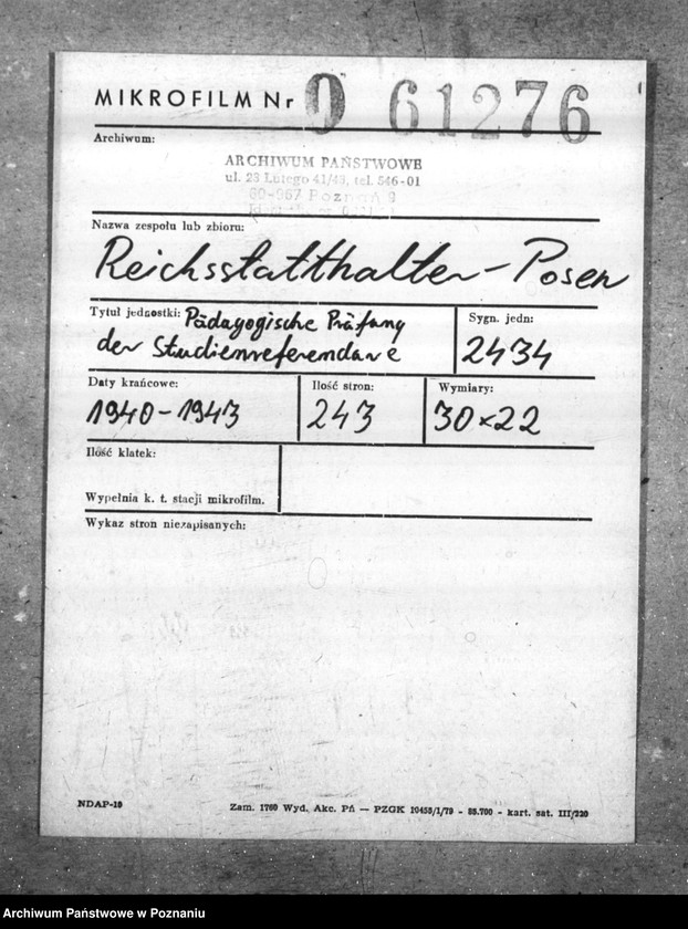 Obraz 2 z jednostki "Pädagogische Prüfung der Studienreferendare"