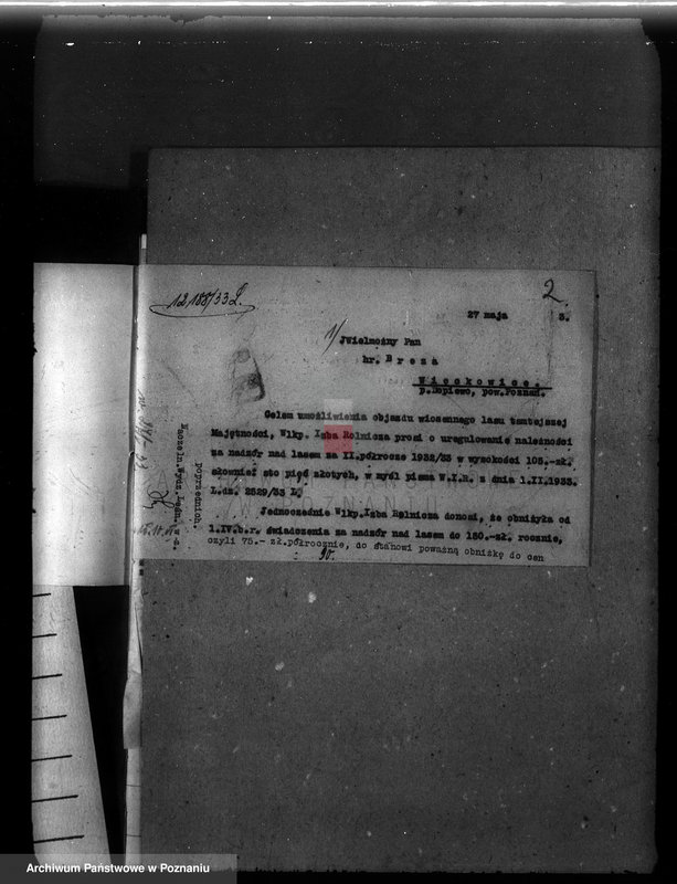 Obraz 6 z jednostki "Program gospodarczy dla lasu J. Kajewskiego w gminie Wiórek powiat poznański 1929-1939"