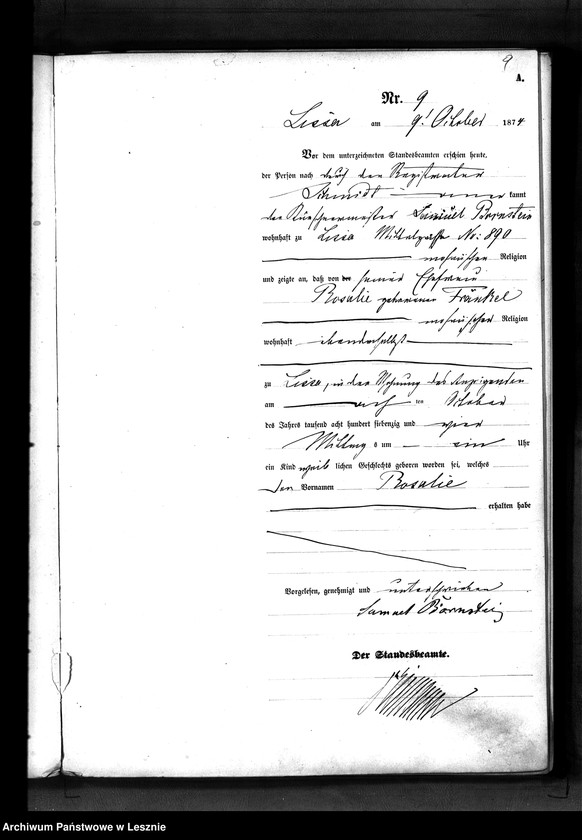 Obraz 12 z jednostki "[Księga urodzeń - miasto]"