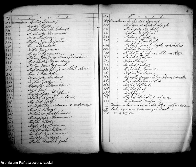 Obraz 10 z jednostki "Akta tyczące się przesiedleń"