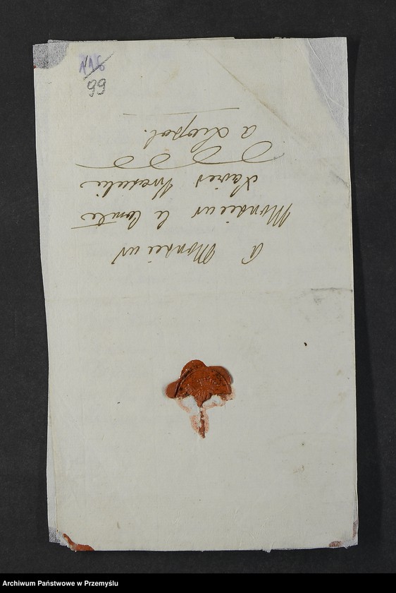 Obraz 4 z kolekcji "Ludzie listy piszą - korespondencja Krasickich111"