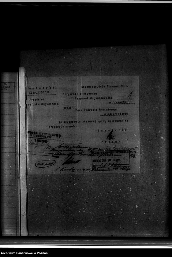 Obraz 5 z jednostki "Miasto Gniewkowo; członkowie magistratu"