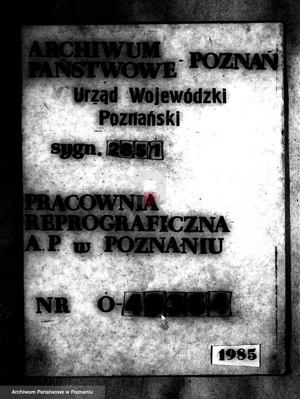 Obraz 14 z jednostki "Majątek Rudniki powiatu tureckiego wyłączenie z art.4 i 5 ustawy o reformie rolnej/"
