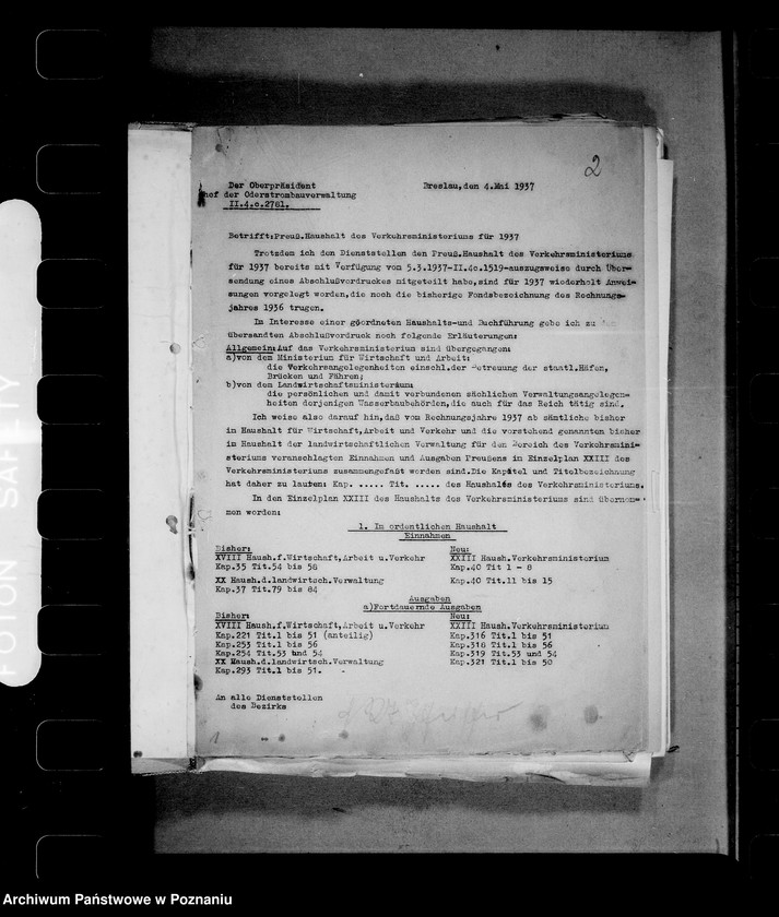 Obraz 6 z jednostki "Auszüge aus Haushaltsplänen, Kassenanschläge, Kassenabschlüsse etc."