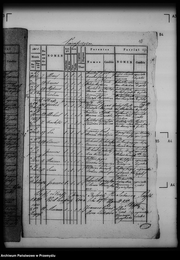 Obraz 14 z jednostki "[Kopie ksiąg metrykalnych parafii Siebieczów z filiami Leszczaków, Piwowszczyzna, Rusin, Wierzbiąż (dekanat Bełz)]"