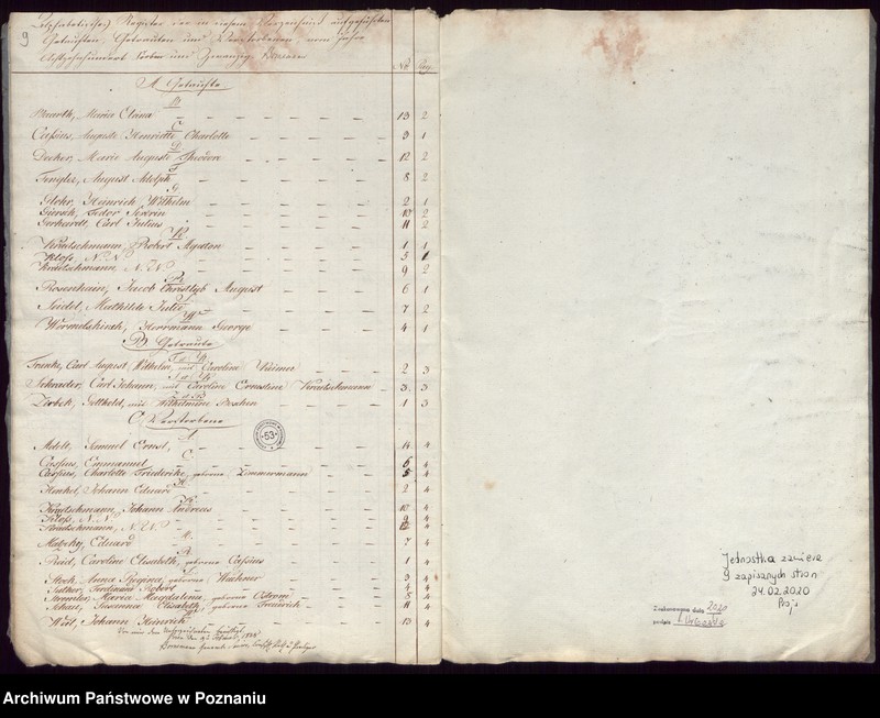 Obraz 7 z jednostki "Duplikat der Getrauten, Getauften, Verstorbenen"