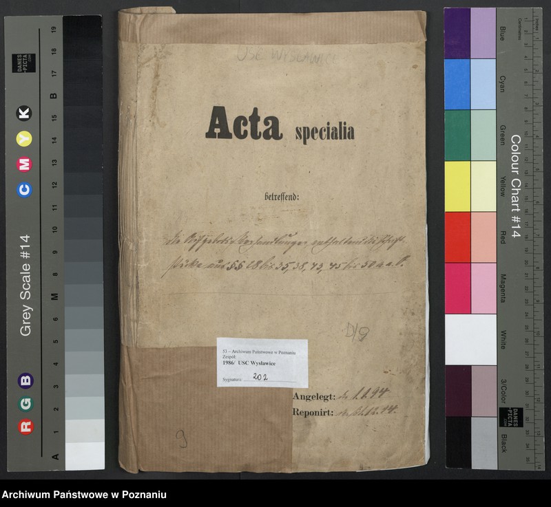 image.from.unit.number "Acta betreffend die Aufgebots-Verhandlungen enthaltend die Schriftstüke nur §§ 28 bis 35,38,43,45,bis 50 und andere."