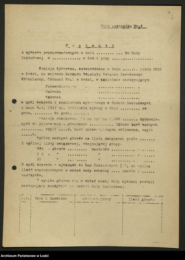 Obraz 8 z jednostki "Okólniki, uchwały i instrukcje związków zawodowych"