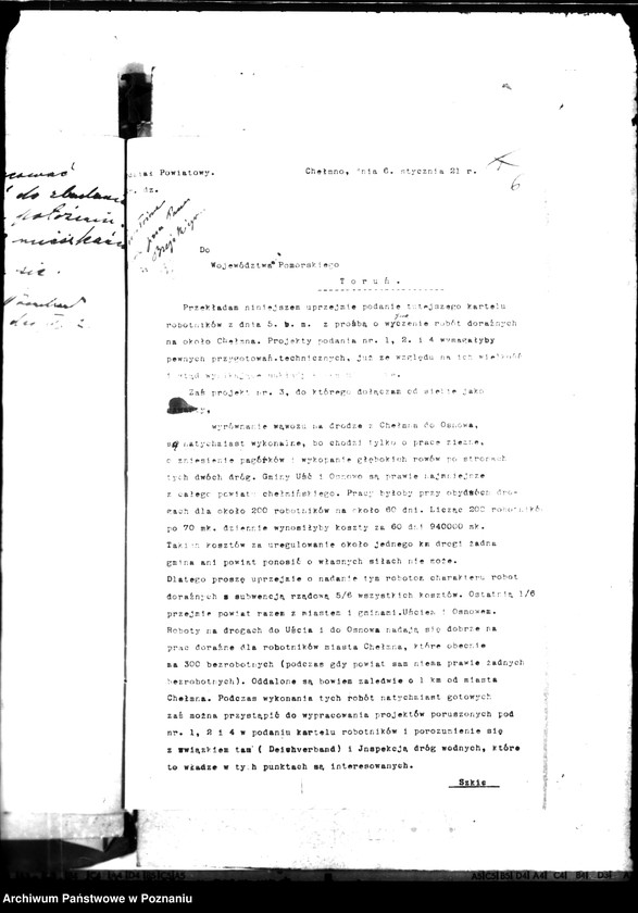 Obraz 12 z jednostki "[Subwencje na prace doraźne budowlane na terenie pow. Chełmno]"