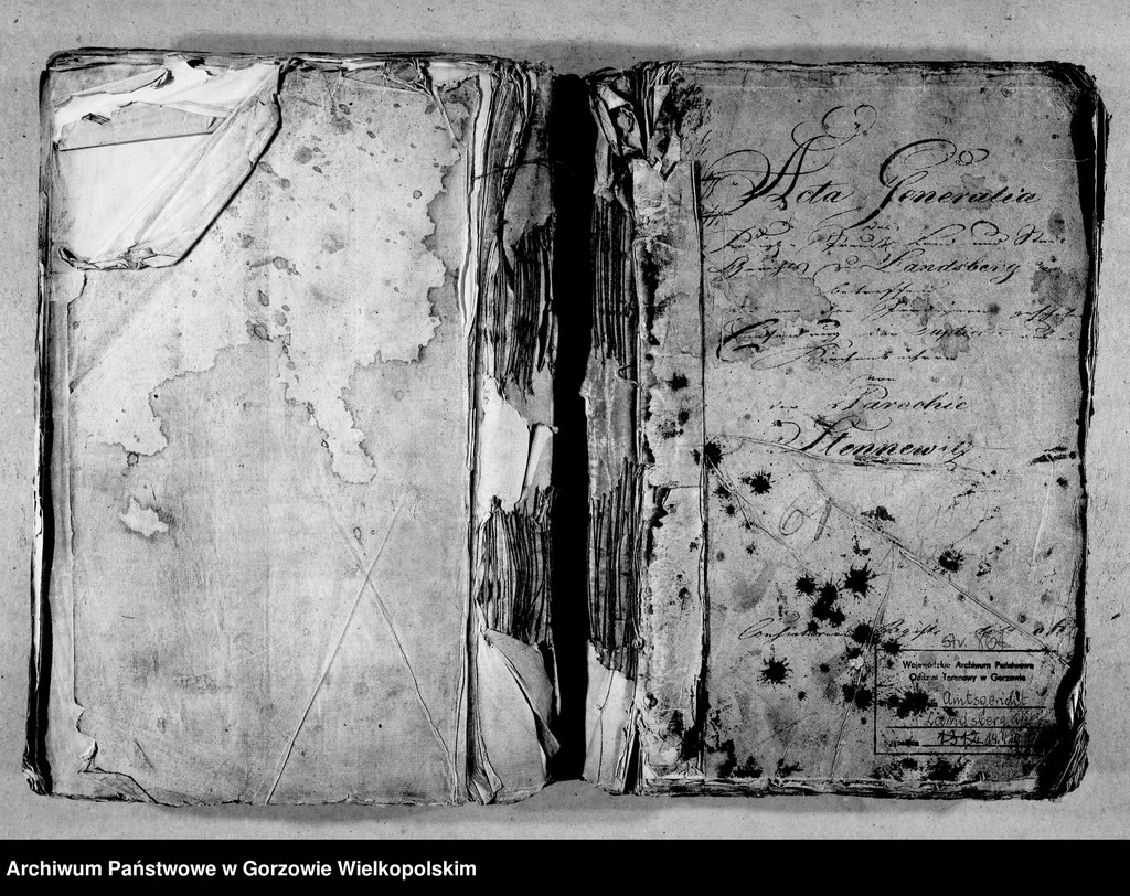 image.from.unit.number "Duplikate der Kirchenbücher von der Parochie Stennewitz: Dühringshof (Bogdaniec), Friedrichsberg (Motylewo), Gennin (Jenin)"