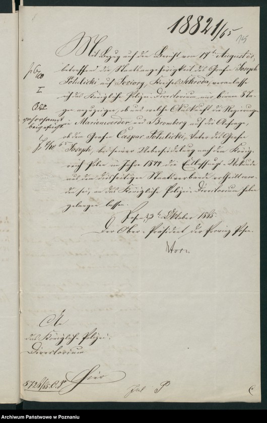 Obraz 19 z jednostki "A. betr. Gräfliche Familie Potulicki"