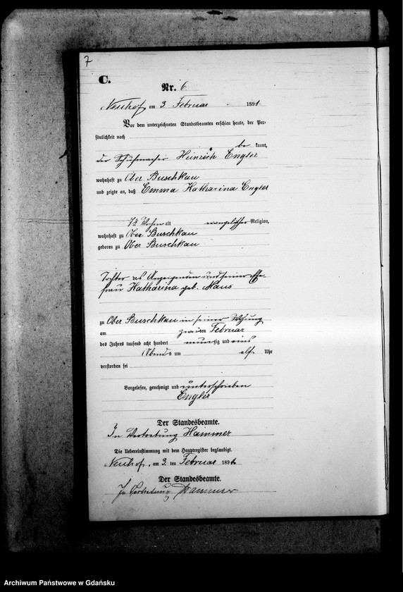 Obraz 11 z jednostki "Księga zgonów"