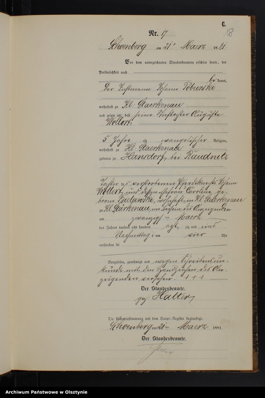 image.from.unit.number "Sterbe-Neben-Register Nr 1 - 70"