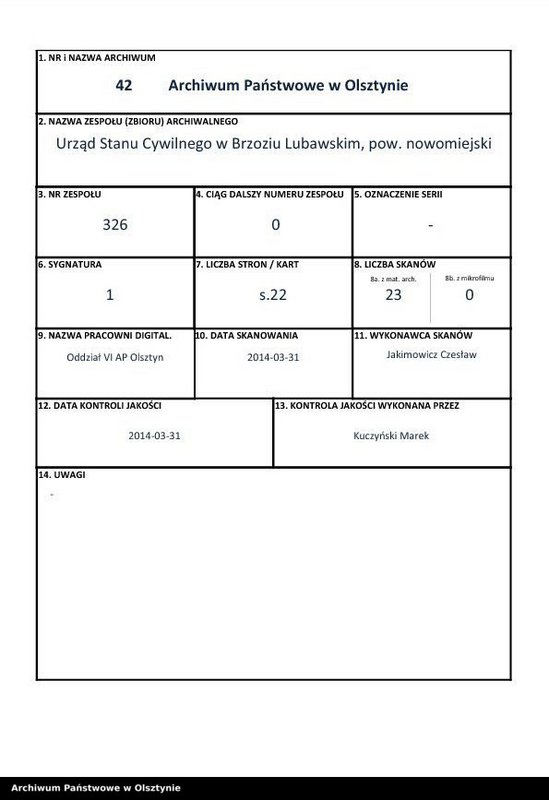 image.from.team "Urząd Stanu Cywilnego w Brzoziu Lubawskim pow. nowomiejski"