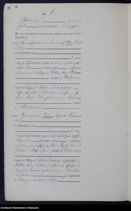 image.from.unit.number "Heirats-Neben-Register Nr 1 - 27"