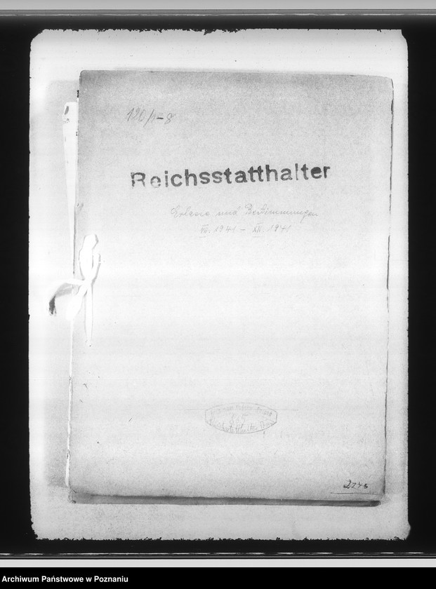 Obraz 4 z jednostki "Erlasse und Bestimmungen"