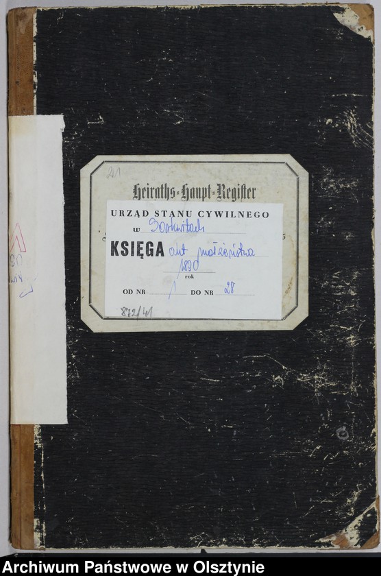 image.from.unit.number "Heiraths-Haupt-Register Nr 1 - 28"