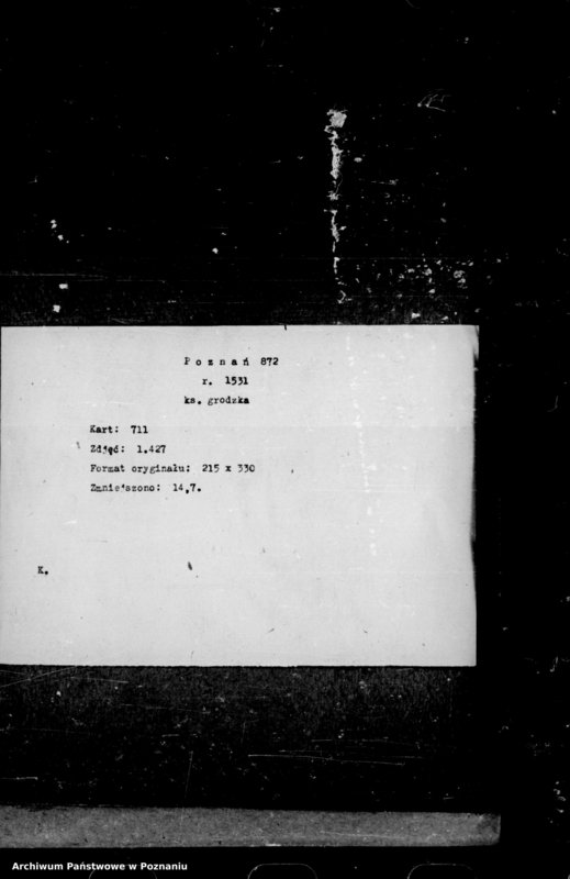 Obraz 2 z jednostki "Inscriptiones, relationes, decreta [inducta]"