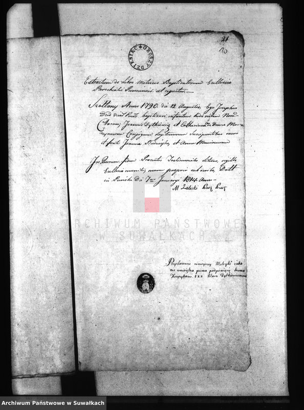 image.from.unit.number "Annexa Gminy Puńskiey z Roku 1814"
