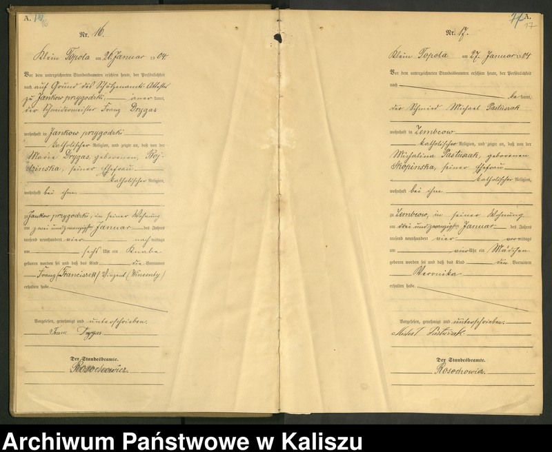 Obraz 12 z jednostki "[Księga urodzeń]"