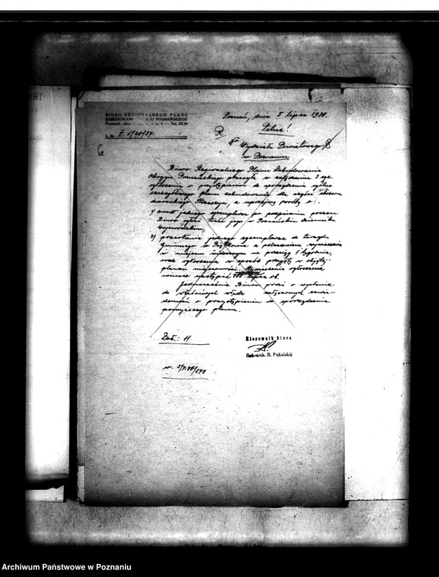 Obraz 10 z jednostki "/Majątek Strzeszyn powiatu poznańskiego plany zabudowy/"