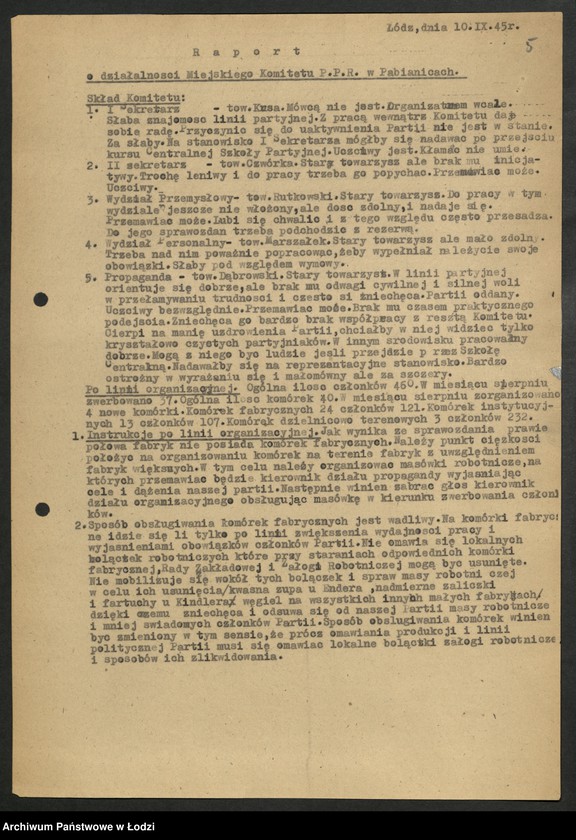 Obraz 6 z jednostki "Sprawozdania instruktora [Wydziału] z wyjazdów w teren"
