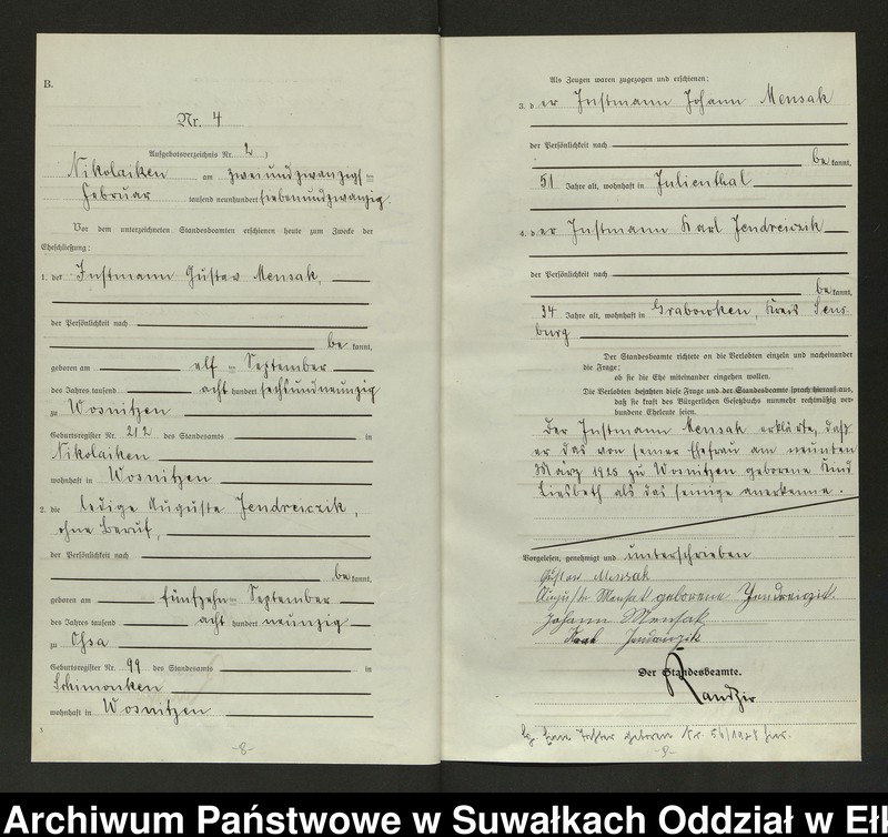 image.from.unit.number "Heirats=Haupt=Register des Königlichen Preussischen Standes-Amtes Nikolaiken Kreis Sensburg"