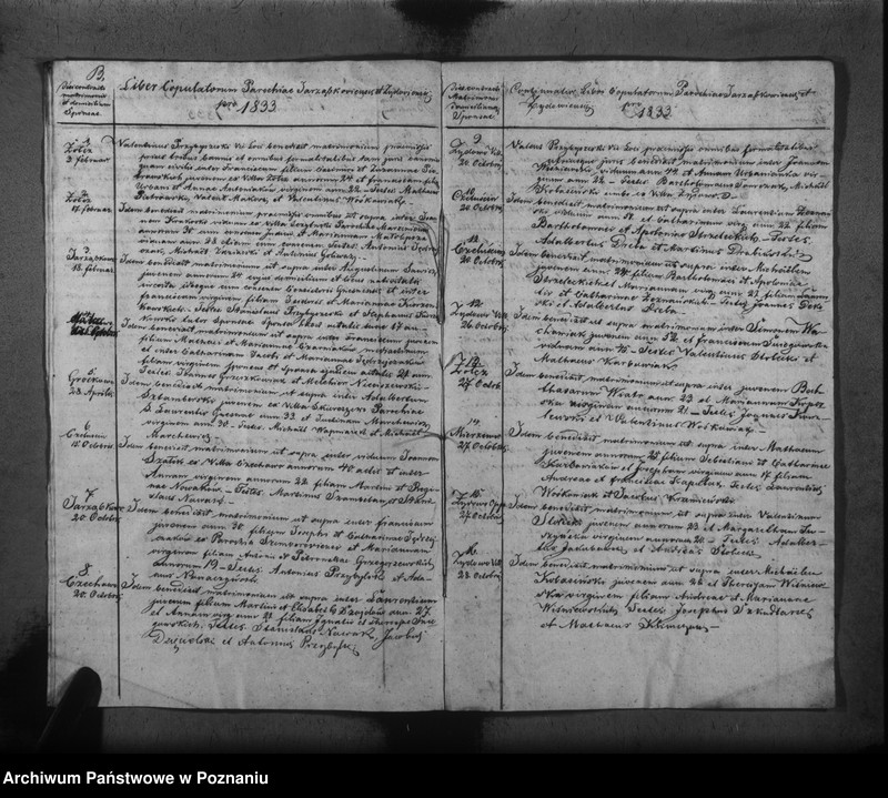 Obraz 6 z jednostki "Liber baptisatorum, copulatorum, mortuorum"