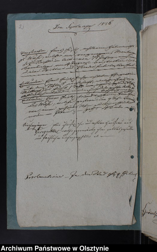 image.from.unit.number "Proclamations-Atteste und gerichtl. Heirats-Consense zu Copulationen im Kirchspiel Mohrungen"