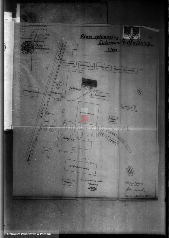 Obraz 17 z jednostki "Cukrownia Opalenica Spółka Akcyjna, pow. N. Tomyśl nr woj. 1595"