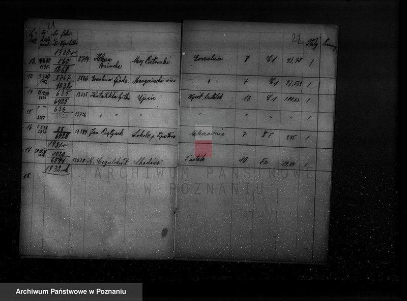 Obraz 18 z jednostki "Spis udzielonych pozwoleń kotłowych powiaty: Bydgoszcz - Krotoszyn"