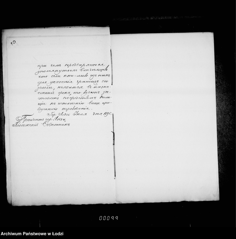 Obraz 13 z jednostki "O proverke granic lesa i zemel´ gorodskoj kassy"