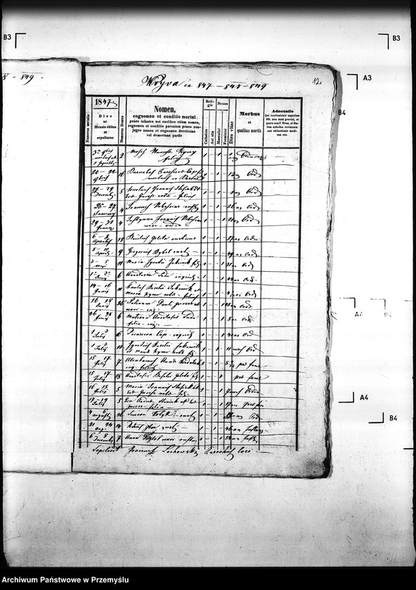 Obraz 16 z jednostki "[Kopie ksiąg metrykalnych parafii Krzywa z filiami Jasionka, Wołowiec (dekanat Gorlice)]"