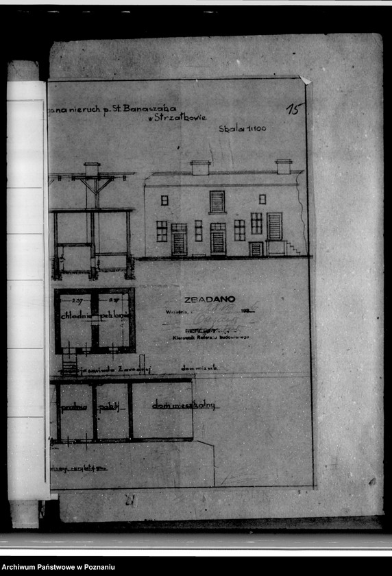 Obraz 19 z jednostki "Zatwierdzenie zakładu przemysłowego /rzeźni i wyrobów mięsnych/ St. Banaszaka w Strzałkowie powiat wrzesiński"