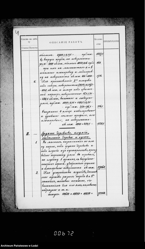 Obraz 9 z jednostki "Proekt ustrojstva obščestvennago parka iz časti gorodskago lesa v gorode Lodzi"