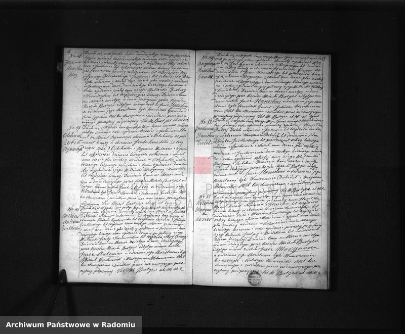 image.from.unit.number "Duplikat akt Urodzonych, Zaślubionych i Zmarłych Parafij Wysoka spisanych za rok 1867"