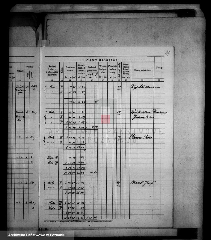 Obraz 15 z jednostki "Ostateczny rejestr pomiarowy i nowy kataster majątku Jeziorki Kosztowskie"