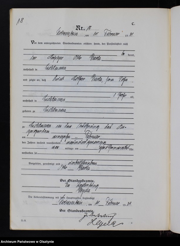 image.from.unit.number "Sterbe-Neben-Register Nr 1 - 94"