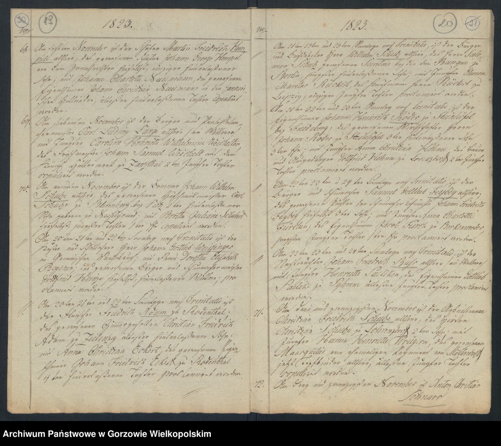 image.from.unit.number "Duplikate der Kirchenbücher der Hauptkirche zu Landsberg an der Warthe"