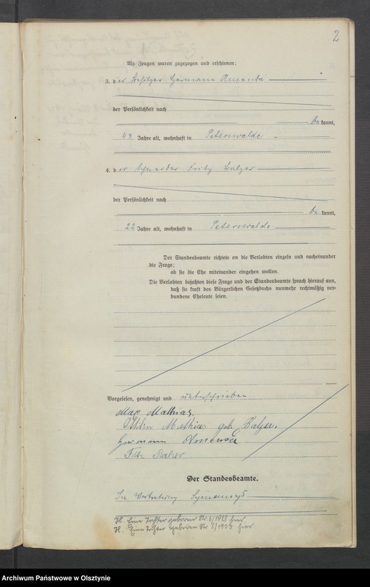 Obraz 4 z jednostki "Heirats-Neben-Register Nr 1 - 19, 1-6, 1-14, 1-16"