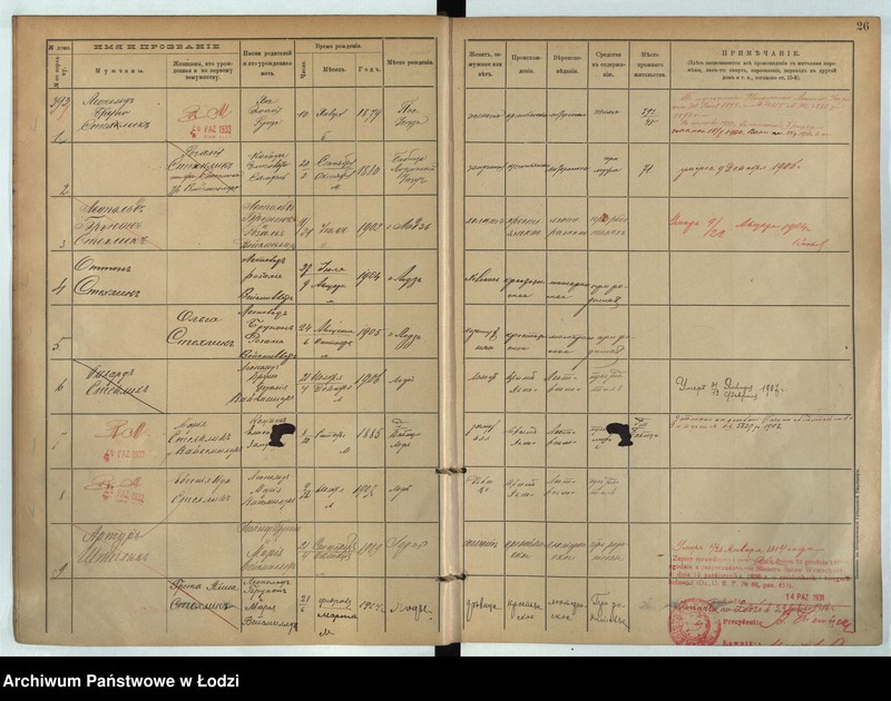 image.from.unit.number "[Księga ludności stałej m. Łodzi guberni piotrkowskiej nr domu 393-405]"